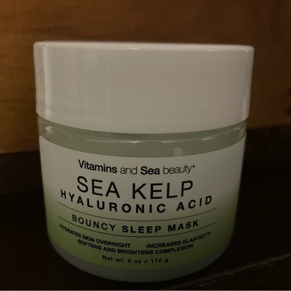 Sea Kelp Sleep Mask - White